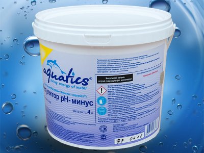 Aquatics PH-МИНУС порошок 4 кг.